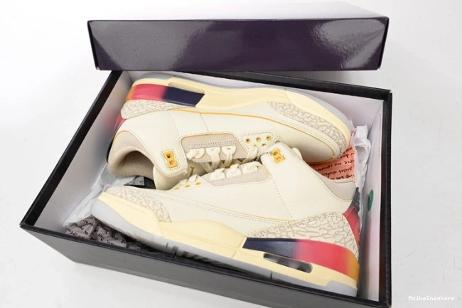 MaikeSneakers x FN0344-901 Air J Jordan Sunset Medellin Balvin 3 0723